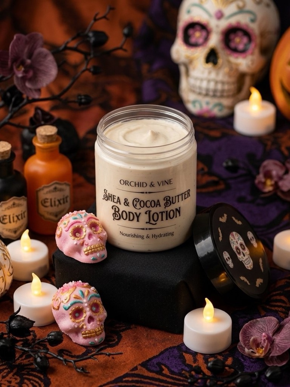 Orchid & Vine Cream Body Lotion — Cream Shea & Cocoa Butter Lotion